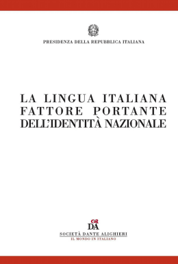 Lingua italiana fattore portante dell`identità nazionale
