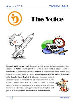 The Voice - Scuola Dame Inglesi