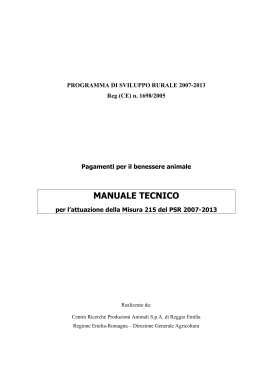 Manuale tecnico - Bollettino Ufficiale della Regione Emilia
