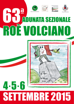 libretto - Gruppo Alpini di Roè Volciano
