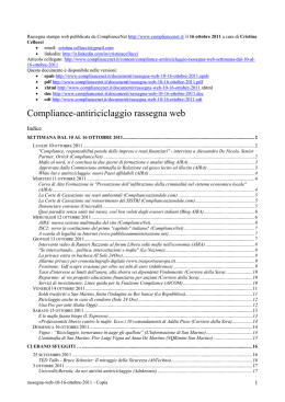 compliance-antiriciclaggio rassegna-web