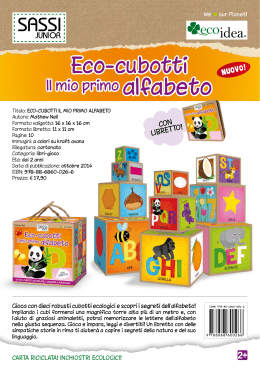 Eco-cubotti - Sassi Junior