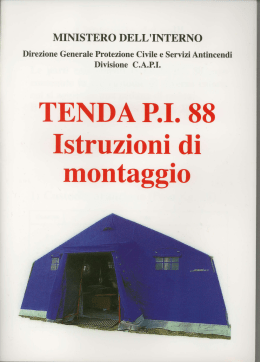 tenda PI 88 - FIR CB regione toscana
