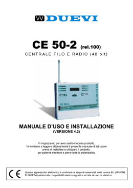 Manuale CE 50/2 - Fr Impianti di allarme