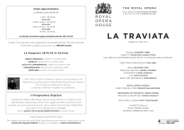 la traviata - Royal Opera House