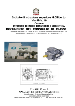 Classe 5B ITN - Istituto d`Istruzione Superiore "M. Ciliberto – A