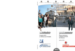 il Nostro Comune Velletri Edizione 2012