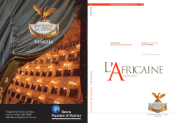 africaine - Teatro La Fenice