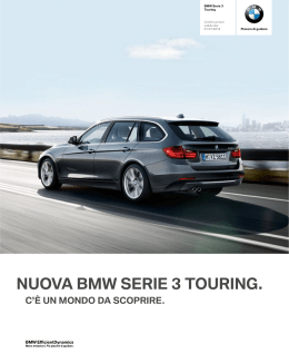 NUOVA BMW SERIE 3 TOURING.