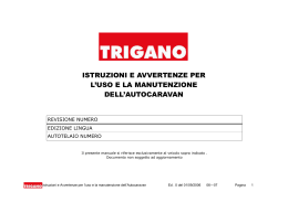 Trigano S.p.A. – libretti uso e manutenzione veicoli