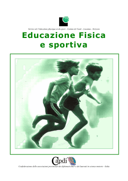 Educazione Fisica e sportiva