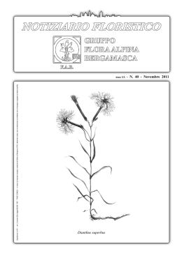 NOV 2011 - Flora Alpina Bergamasca