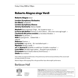 your Roberto Alagna Programme here