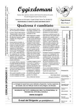 giornalino 1-2013 - Istituto Comprensivo di Castel S. Pietro Terme