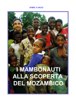 i mambonauti alla scoperta del mozambico