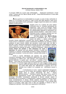 Giornali ipertestuali e multimedialità in rete (Corriere Scienza
