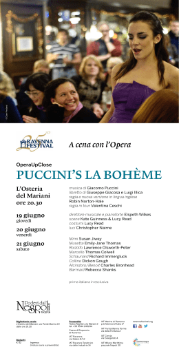 Puccini`s La bohème