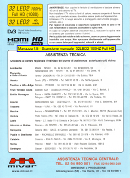 Manuale 32LED2 100Hz Full Hd (3,6 Mb pdf)