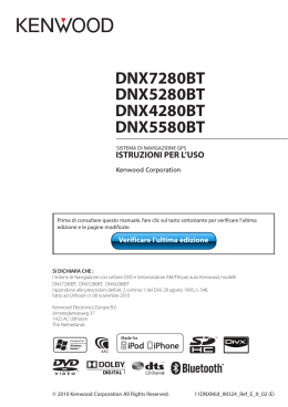DNX7280BT DNX5280BT DNX4280BT DNX5580BT