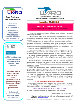 Newsletter 09.02.2012 Sede Regionale Abruzzo & Marche