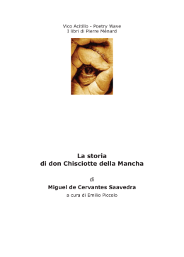 La storia di don Chisciotte della Mancha - Vico Acitillo 124