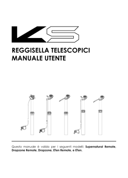 reggisella telescopici manuale utente