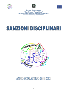 sanzioni disciplinari POF 2011-2012