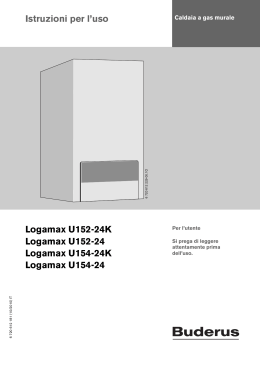Istruzioni d`uso Logamax U154