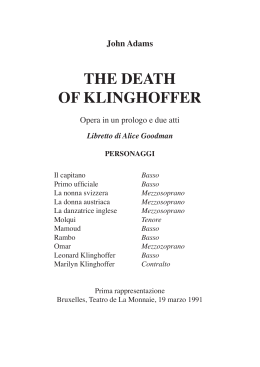 The Death of Klinghoffer
