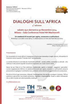Dialoghi sull`Africa 2014
