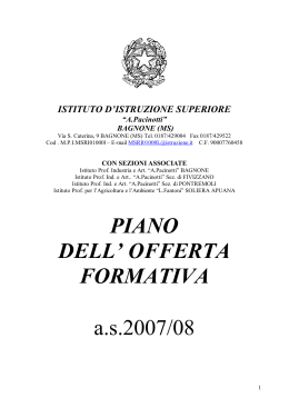 A.S. 2007/08 - IIS Pacinotti