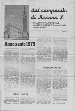 anno 1975 luglio - Parrocchia San Pietro Apostolo