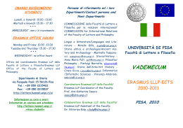 vademecum - Università di Pisa