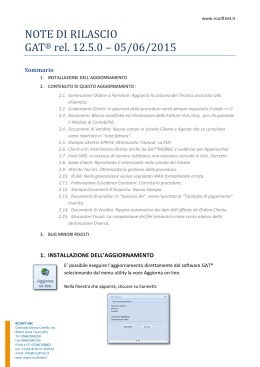 Note di Rilascio 2015 Giu Gat rel. 12.5.0