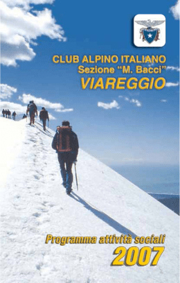 club alpino libretto 2007