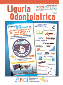 Scarica Liguria Odontoiatrica – Gennaio/Marzo 2012