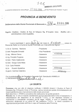j, et - Provincia di Benevento