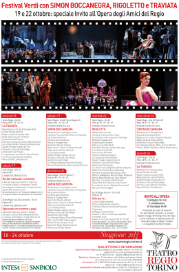 Festival Verdi con SIMON BOCCANEGRA