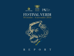 Report Festival Verdi 2014