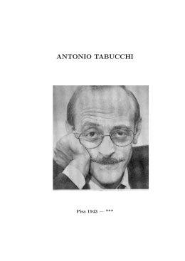 ANTONIO TABUCCHI