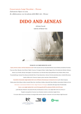DIDO AND AENEAS - Istituto degli Innocenti