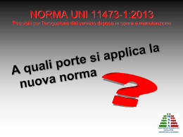 norma uni 11473-1:2013