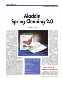 Aladdin Spring Cleaning 2.0