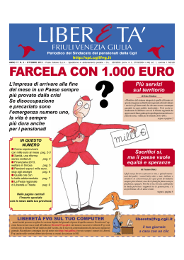 FARCELA CON 1.000 EURO - Spi-Cgil