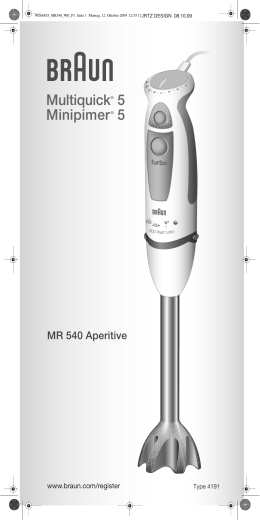 MR 540 Aperitive