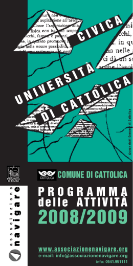 Libretto 2008-9 - Valconca.info: il portate della Valle del Conca