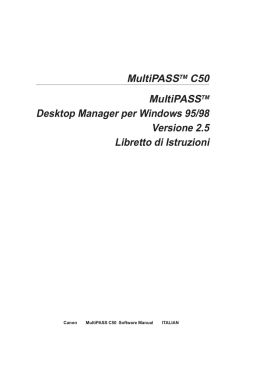 MultiPASSTM C50 MultiPASSTM Desktop Manager per