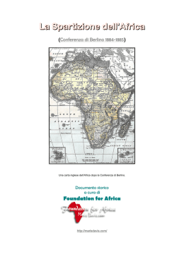 La Spartizione dell`Africa