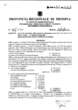 finale - Provincia Regionale di Messina