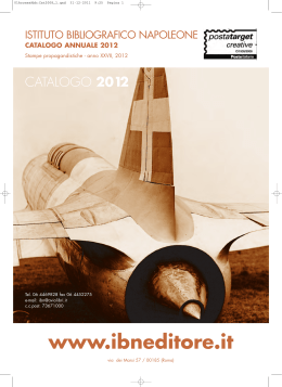 catalogo annuale 2012